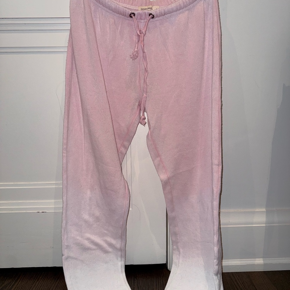 Ocean Drive Kids Pink to White Ombre Joggers